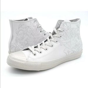 Converse White Laser Tech Lace Up Sneaker Shoes